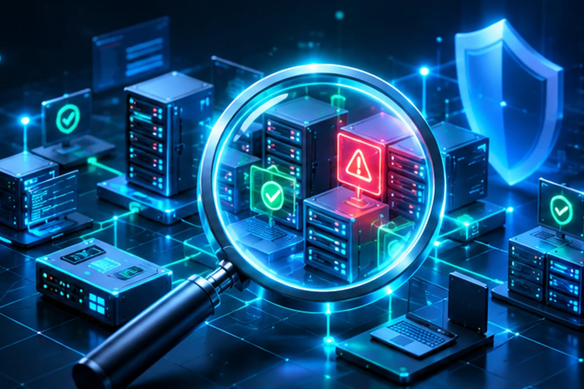 Illustration d'un audit de sécurité d'un réseau informatique